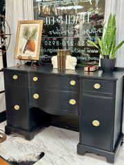 Vintage black buffet/sideboard