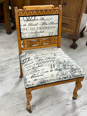 French chair on casters