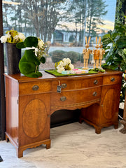 Vintage Bow Front Buffet