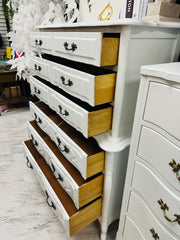 French Provincial Chest on Chest