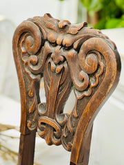 Antique chair w/tongue out