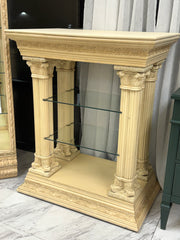 Vintage Greek style display shelf