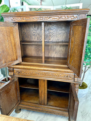 Antique Jacobean cabinet ￼