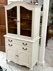 Petite French Provincial China cabinet