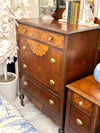 Vintage Burl-wood chest
