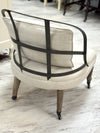 Restoration Hardware French Couturier's Chair on casters