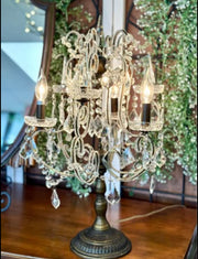 Chandelier table lamp