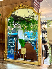 Vintage style gold mirror