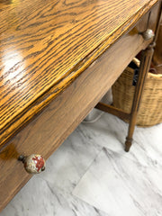 Vintage oak desk
