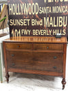 Vintage 4-drawer dresser on casters
