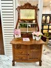 Antique wash stand dresser w/mirror