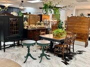 Vintage table on casters