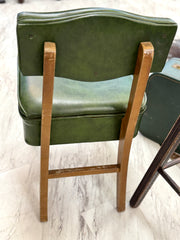 Vintage green sewing chair ￼