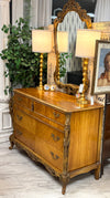 French Provincial Louis XIV dresser w/mirror