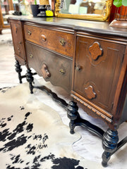 Vintage Jacobean buffet