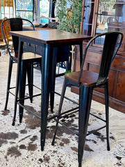 Metal & wood 3-pc. Bistro Set