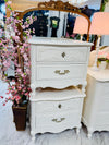 French Provincial nightstand pair (2)