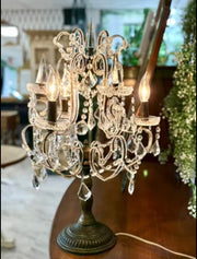 Chandelier table lamp