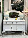 Vintage buffet w/removable mirrored back ￼