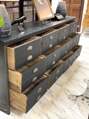Apothecary style cabinet/dresser