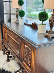 Vintage Jacobean buffet