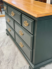 Vintage dresser w/natural top