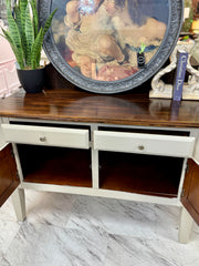 Vintage buffet w/stained top