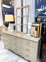 French Provincial 9-drawer  dresser