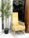 Louis XVI high back arm chair