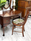 Antique Victorian clawfoot vanity & chair