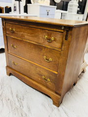 Vintage 3-drawer chest w/pullout desk