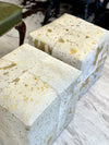 New cowhide leather stool (ea.)