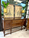 Vintage wood buffet/sideboard