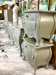 French Provincial nightstand pair (2)