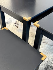 Trio of parsons side tables (3)