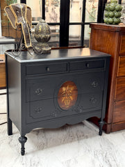 Vintage three-drawer dresser