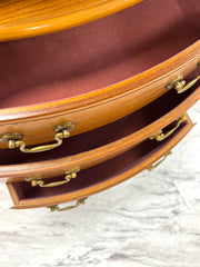 Oak jewelry armoire