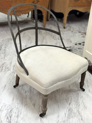 Restoration Hardware French Couturier's Chair on casters