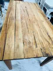 Primitive style plank table