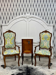 French Provincial arm chair pair (2)