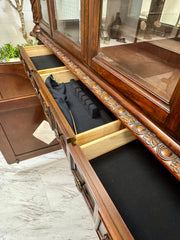 Lighted 2-pc. china cabinet