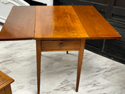 Vintage drop leaf table W/storage