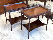 Pair of Duncan Phyfe side tables (2)