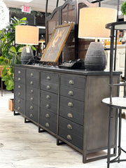 Apothecary style cabinet/dresser