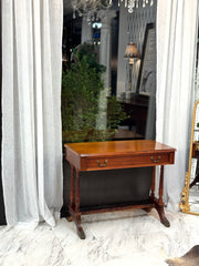 Antique mahogany console table/desk