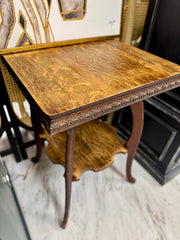 Tiger Oak side table