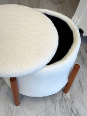 Plushy ottoman
