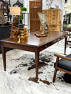 Vintage Federal style leather-top desk