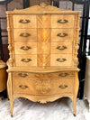 Antique Louis XIV French chest on casters