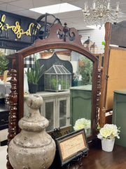 Vintage spindle vanity